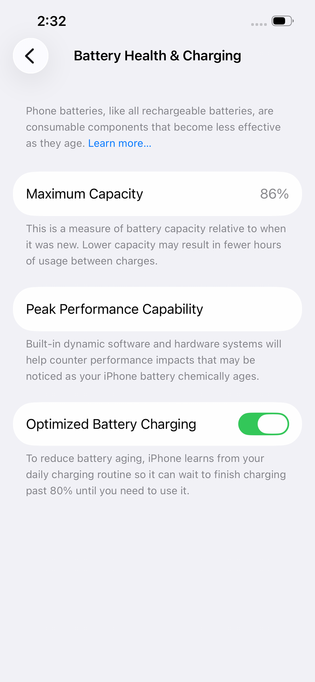 iPhone 14 128GB Purple – Battery 86% Used Like New