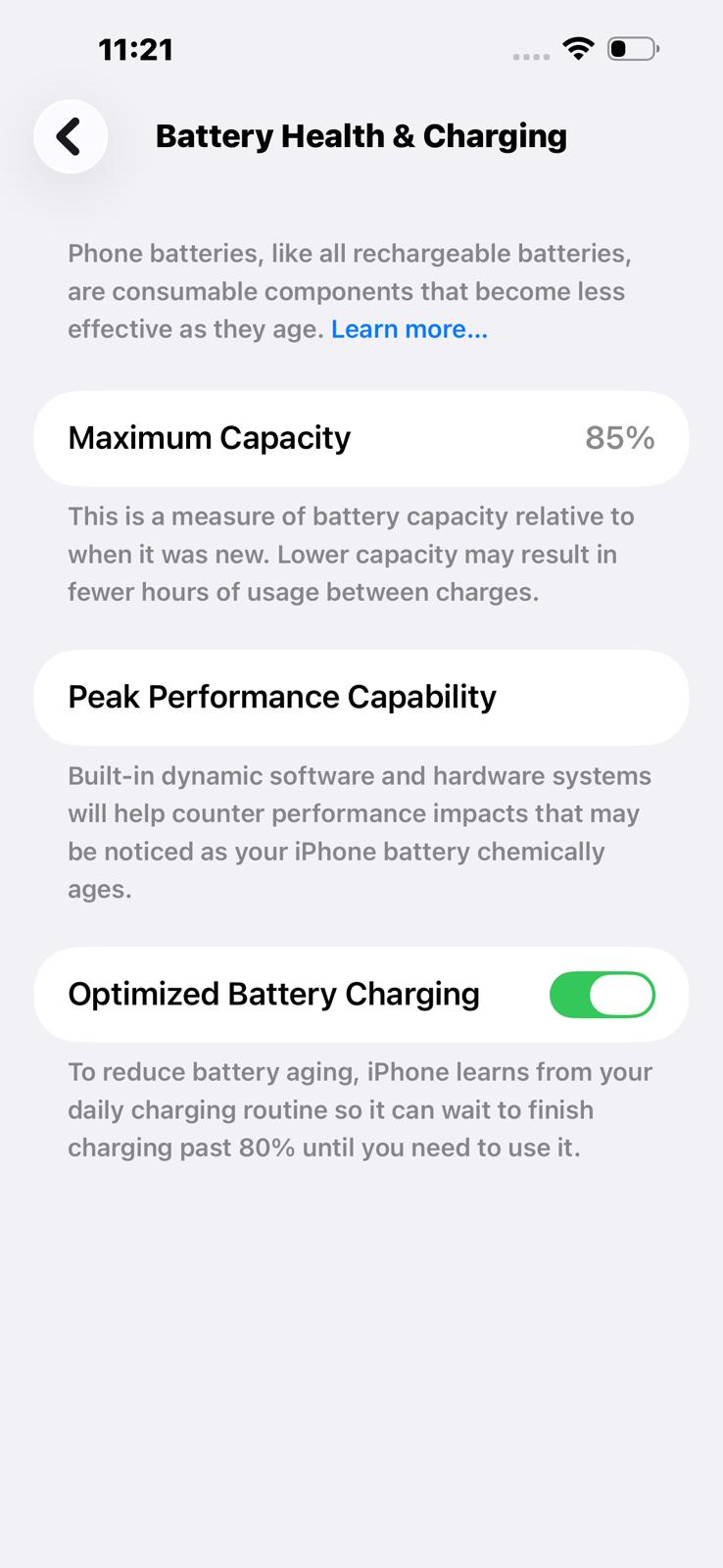iPhone 14 Pro Max 128GB Space Black Battery 85% Used New