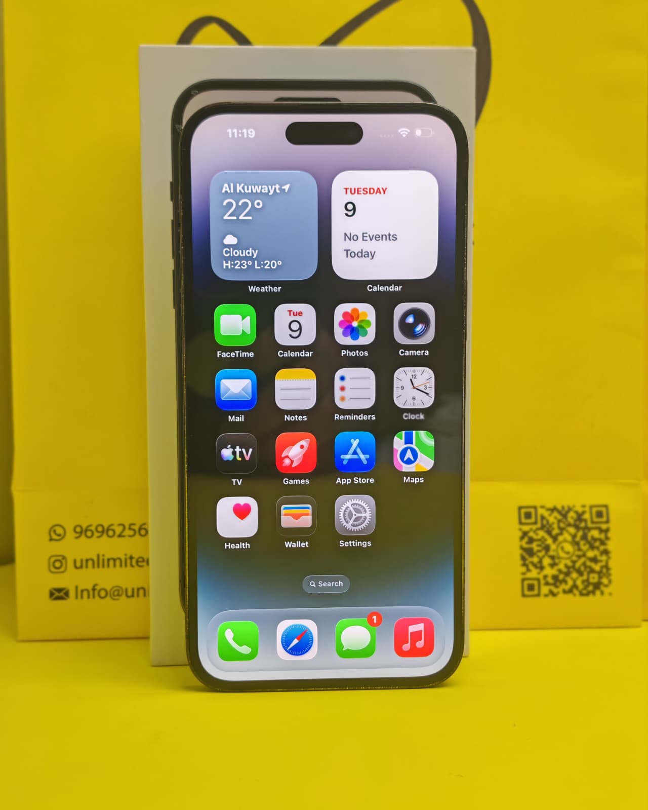 iPhone 14 Pro Max 128GB Space Black Battery 85% Used New