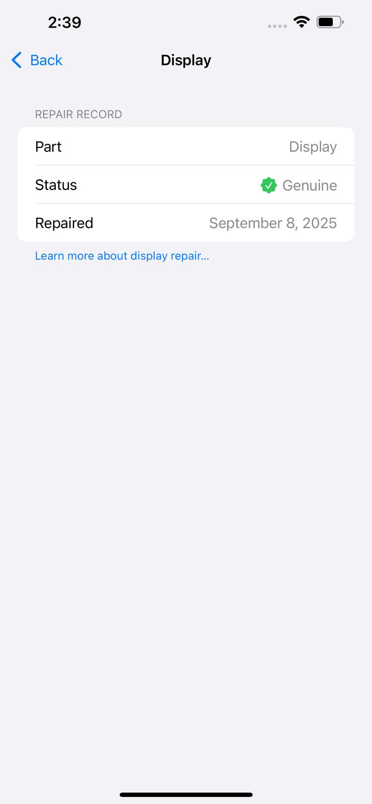 iPhone 13 Pro Max 1TB Sierra Blue Battery 85%