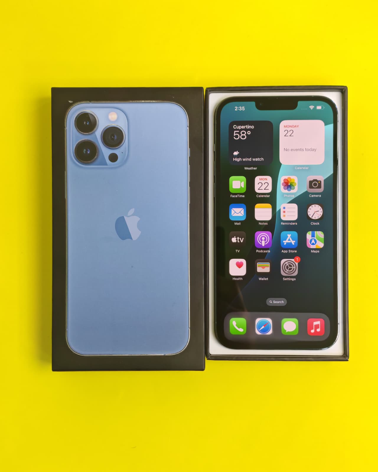 iPhone 13 Pro Max 1TB Sierra Blue Battery 85%