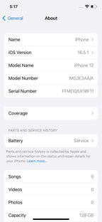 iPhone 12 128GB Blue – Battery 79% Used Like New