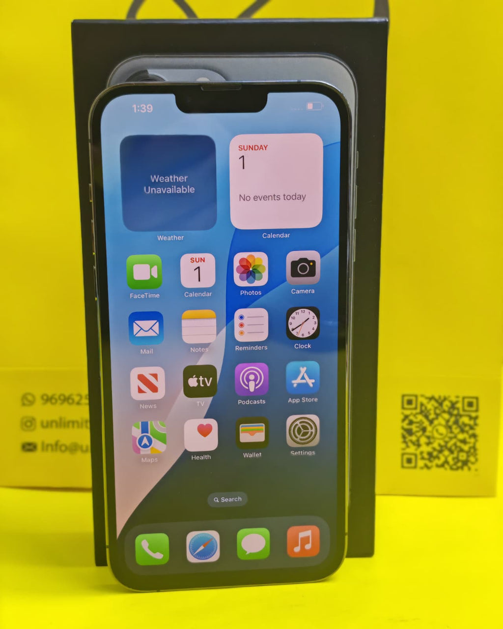 iPhone 13 Pro Max 256GB Gray – Battery 73% Used Like New