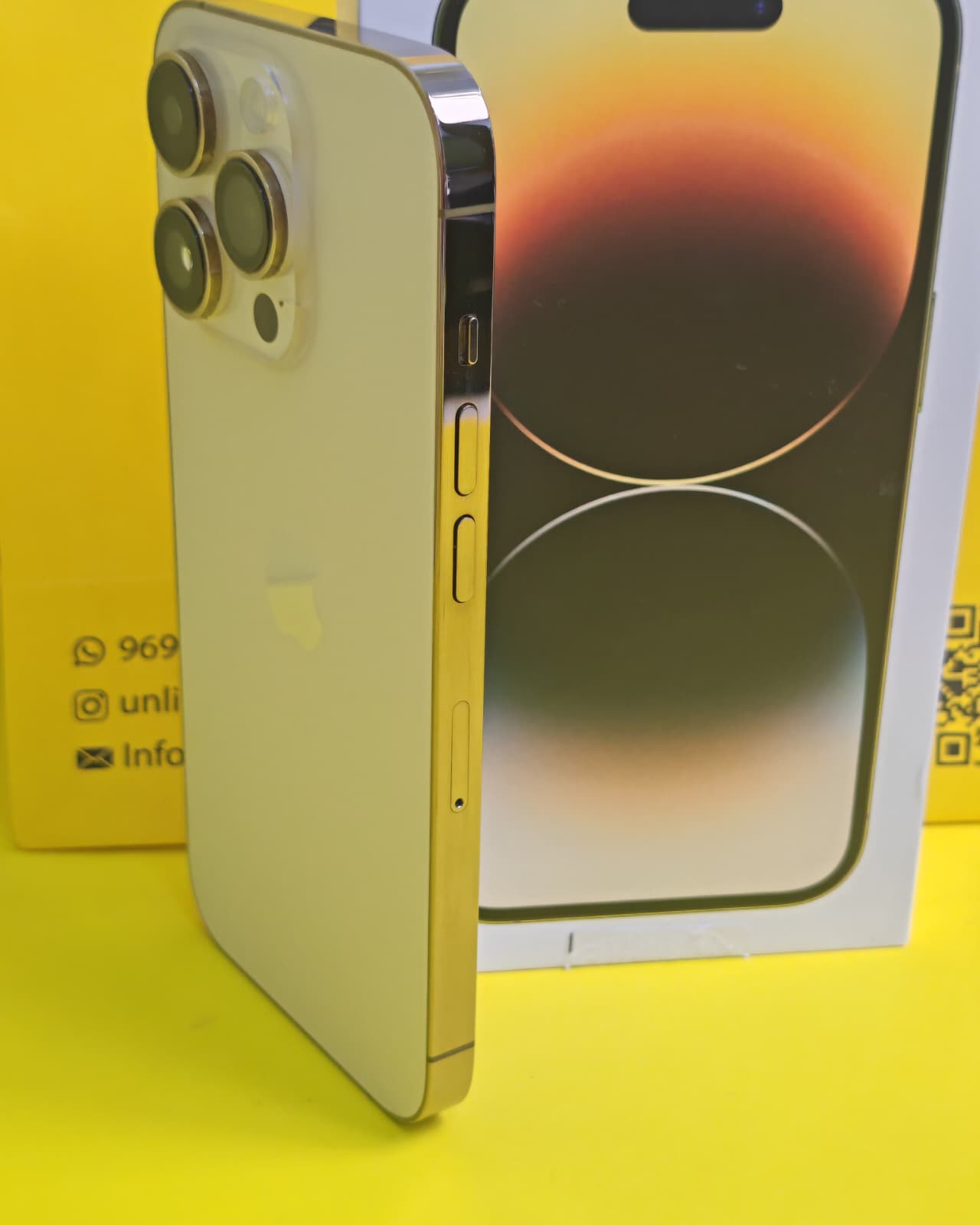 iPhone 14 Pro 256GB Gold – Battery 87% Used Like New