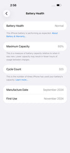 iPhone 16 Pro Max 256GB Desert Titanium – Battery 93% Used Like New