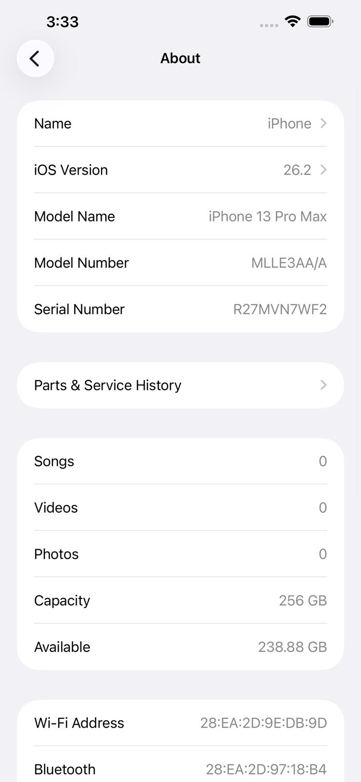 iPhone 13 Pro Max 256GB Sierra Blue – Battery 77% – Used Like New