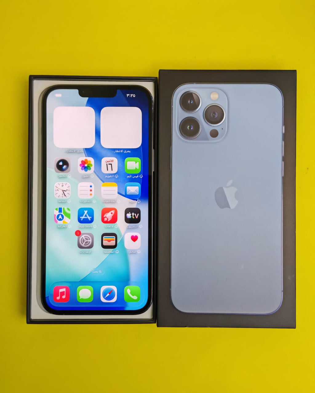 iPhone 13 Pro Max 256GB Sierra Blue – Battery 77% – Used Like New