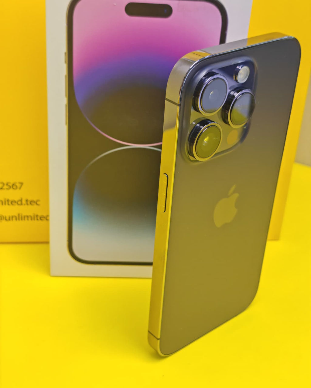 iPhone 14 Pro 1TB Purple Battery 85%
