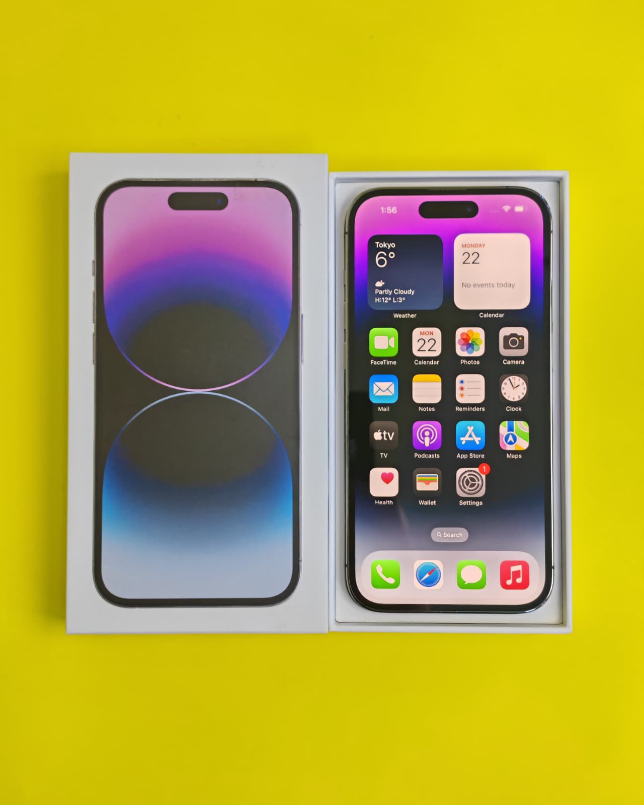 iPhone 14 Pro 1TB Purple Battery 85%