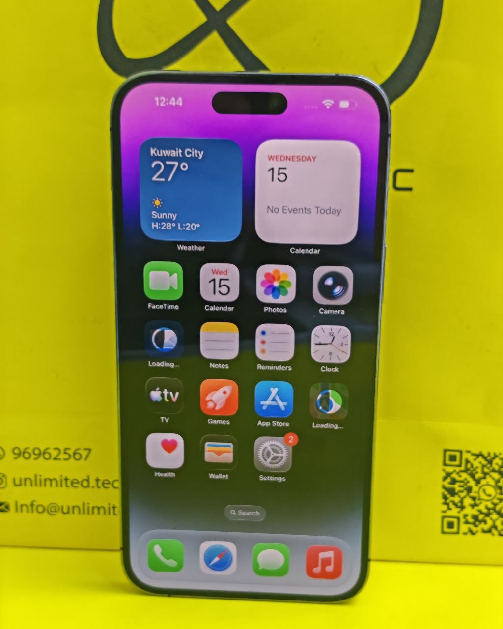 iPhone 14 Pro Max 256GB Purple – Battery 100% Used Clean