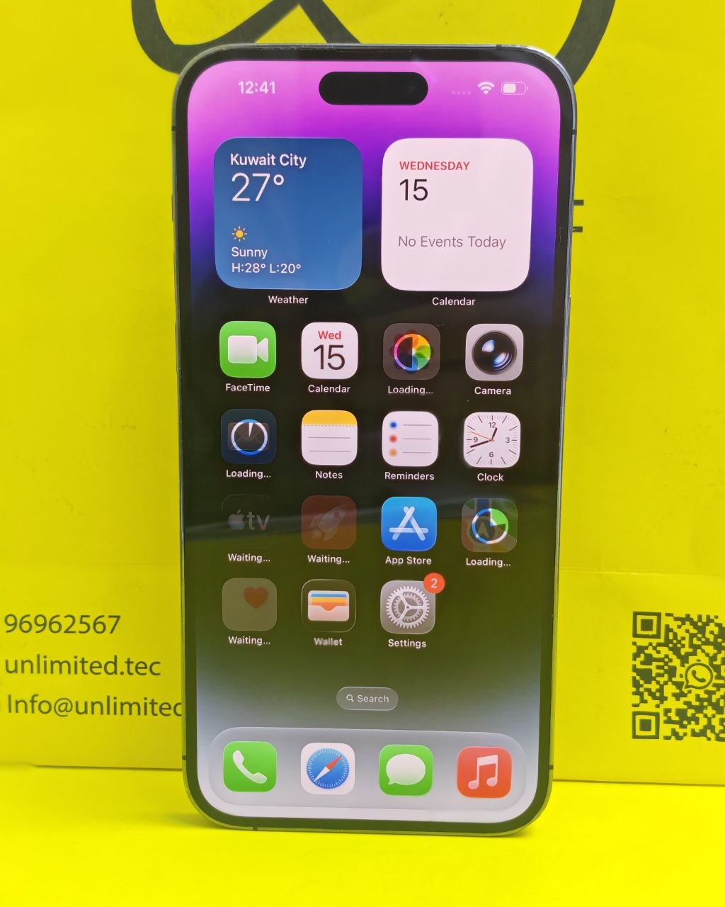 iPhone 14 Pro Max 256GB Purple – Battery 100% Used Clean