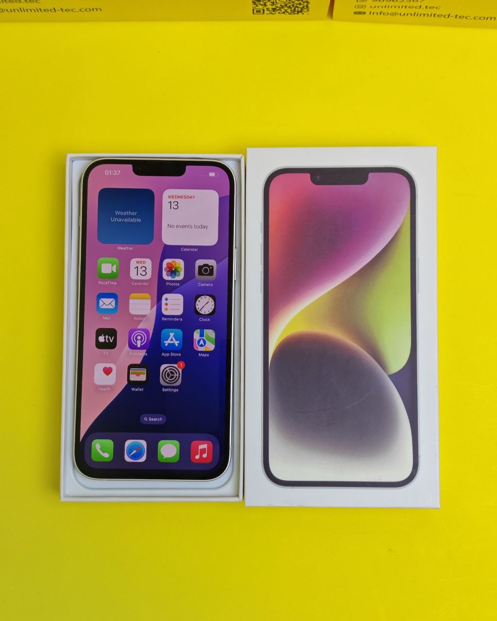 iPhone 14 Plus 128GB Starlight – Battery 85% Used Like New
