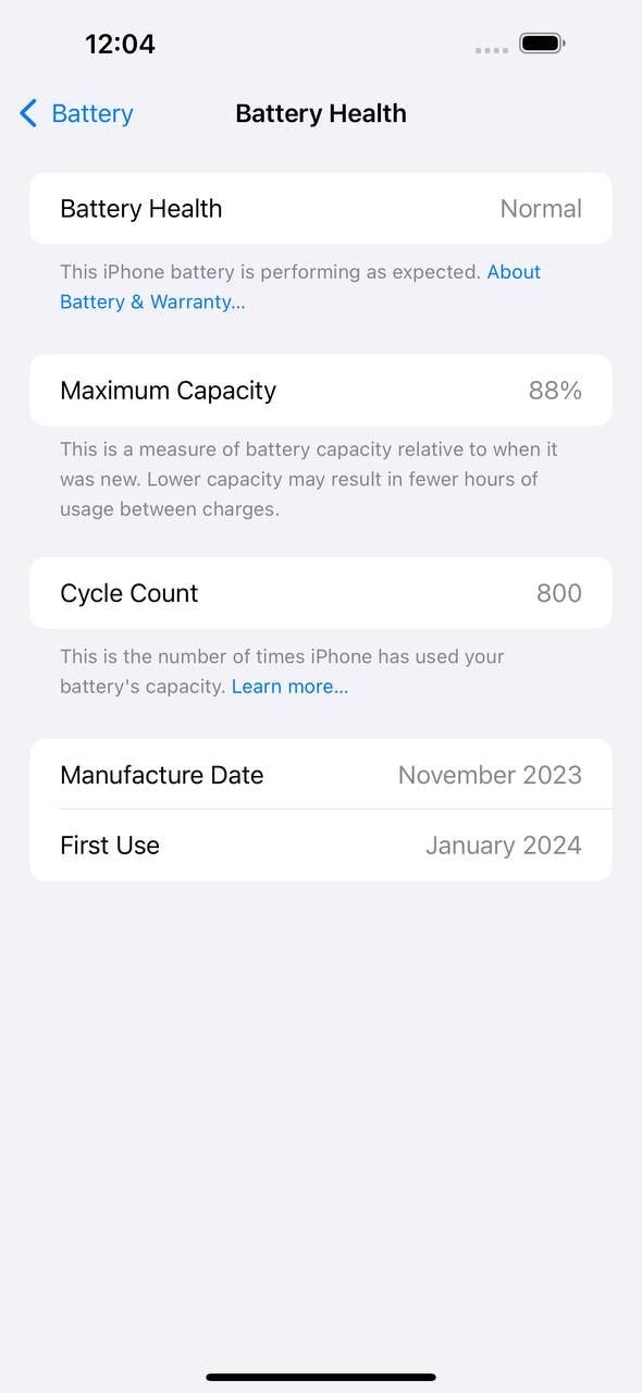 iPhone 15 Pro Max 256GB Natural Titanium – Battery 88% Used Like New