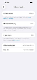 iPhone 15 Pro Max 256GB Natural Titanium – Battery 89% Used Like New