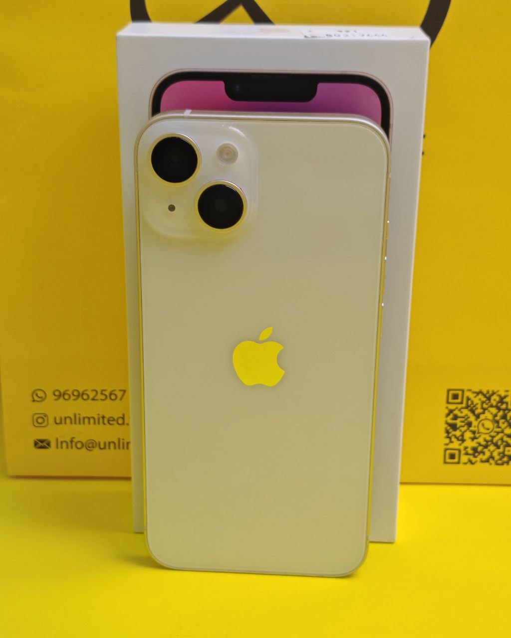 iPhone 14 128GB Starlight – Battery 90% Used Like New
