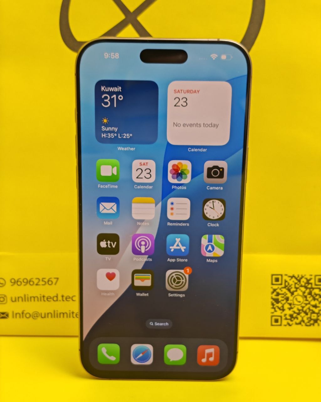 iPhone 16 Pro Max 256GB Desert – Battery 89% Used Like New