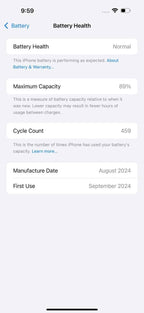 iPhone 16 Pro Max 256GB Desert – Battery 89% Used Like New
