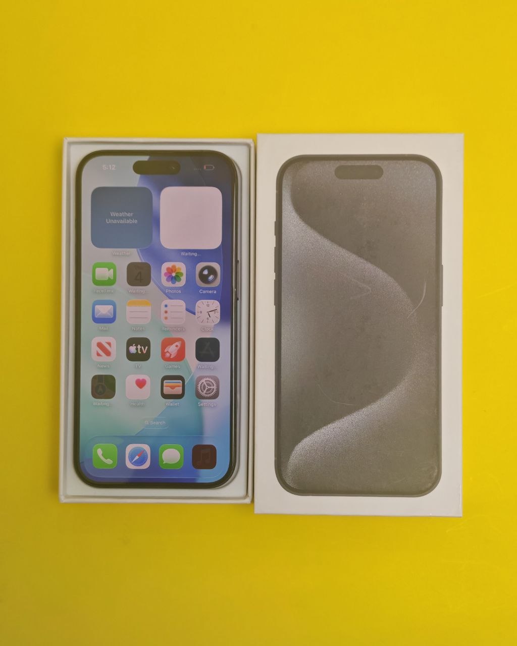 iPhone 15 Pro 512GB Black Titanium – Battery 85% Used Like New