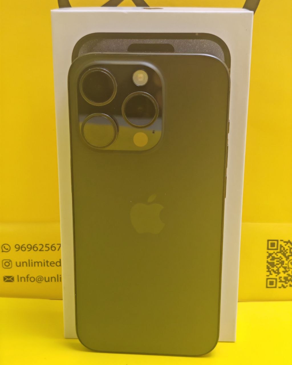iPhone 15 Pro 512GB Black Titanium – Battery 87% Used Like New