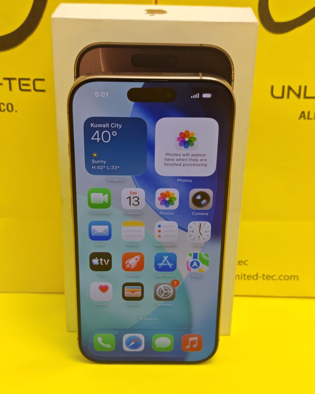 iPhone 16 Pro 256GB Desert Titanium – Battery 90% Used Like New