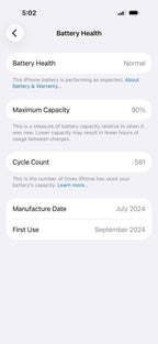 iPhone 16 Pro 256GB Desert Titanium – Battery 90% Used Like New