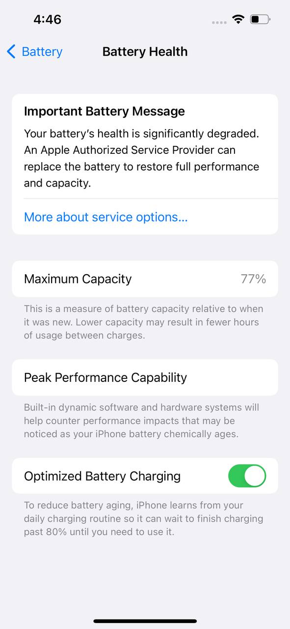 iPhone 13 Pro 128GB Blue – Battery 77% Used Like New