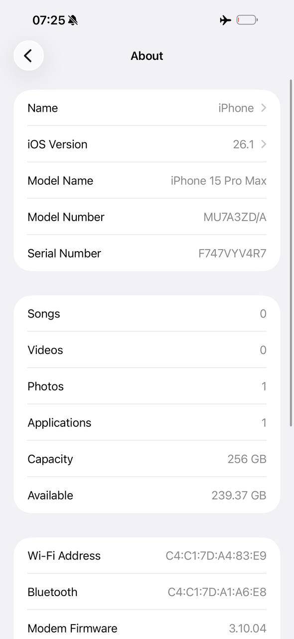 iPhone 15 Pro Max 256GB Blue – Battery 88% Used Like New